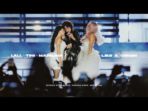 lali, tini, marilina bertoldi — like a virgin (en vivo)