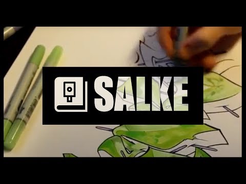 SALKE | Green Lights | Graffiti | Blackbookology