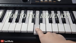 How to Fix a Broken Key on an Electronic Keyboard [EASY]