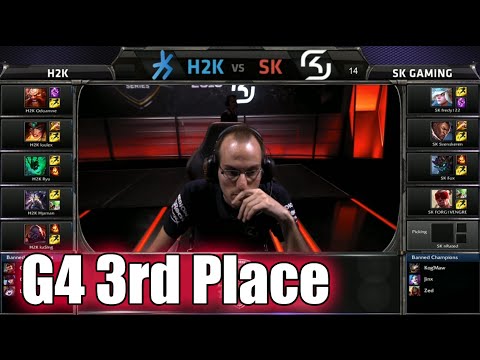 H2K Gaming vs SK Gaming | Game 4 3rd place S5 EU LCS Spring 2015 playoffs | H2K vs SK G4