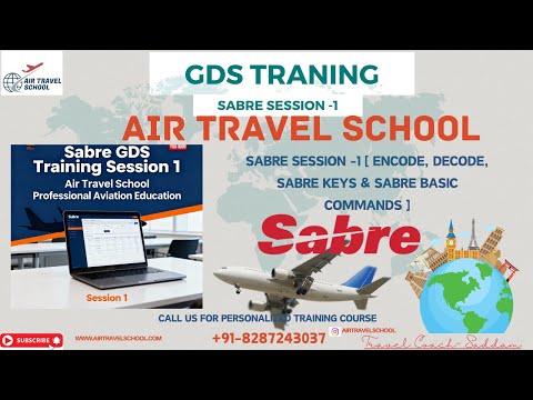 Sabre Session-1 How to use Sabre Keys | ¥ ¤ * |Sabre Basic Commands #gds #jobs  #sabretraining
