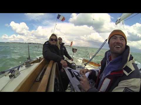 Sailing in the Golf of Morbihan with a Cognac 1972, Boat sail