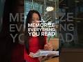 HOW TO MEMORIZE *EVERYTHING* YOU READ