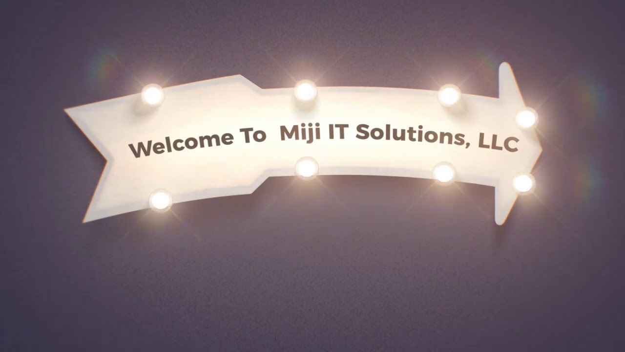 Promotional video thumbnail 1 for Miji IT Solutions, LLC