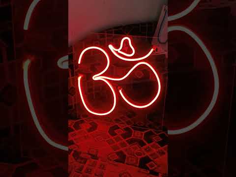 Om Neon Sign size 12 x 12 inch