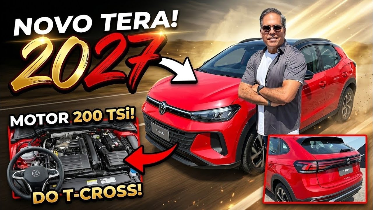 Tera 2027: Com motor 200 TSi do T-Cross