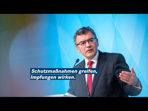Staatskanzleiminister Dr. Herrmann nach der Kabinettssitzung zur Corona-Pandemie (10.05.21) - Bayern