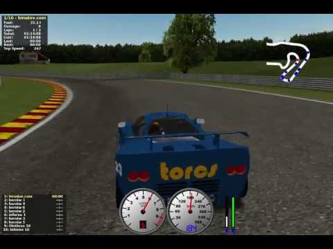 TORCS gameplay car6-trb1 versus all on Road Tracks - Wheel 1