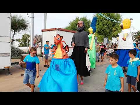 Gegants de es Castell 2019 festes de calan porter 👍👍👍👍👍😃😃😃