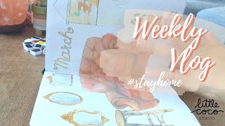 Weekly vlog: plan with me | bullet journal, Archer and Olive