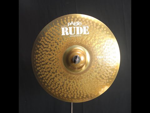 Paiste 17" Rude Thin Crash - 1285g (video demo) image 2