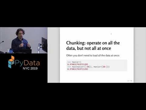 Itamar Turner-Trauring: Small Big Data: using NumPy and Pandas when your data... | PyData NYC 2019