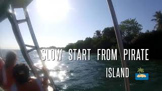 preview picture of video 'Speedboat ⛵ ride from Rosario islands back to Cartagena de Indias, Colombia'