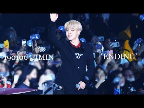 190106 GDA 골든디스크 방탄소년단 BTS 지민 JIMIN Focus 4K