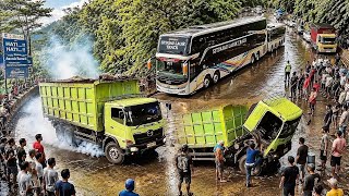 Download lagu THE MOST HEARTBREAKING TRAGEDY!! TRUCK DRIVER JUMPS OUT DURING CRITICAL SITUATION ON AN INCLINE mp3
