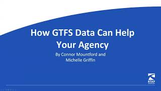 How GTFS Data Can Help Your Agency