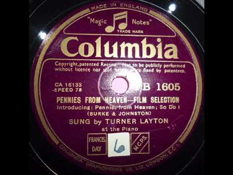 Pennies From Heaven Medley - Turner Layton, Recorded 1937