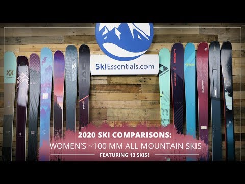 2020 Women's 100 mm All-Mountain Ski Comparison