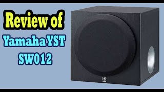 Video thumbnail for Yamaha YST SW012 8 Inch Active Subwoofer Reviews by Car Speaker Expert