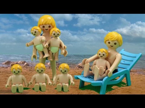 Sechslinge machen Urlaub Playmobil Film seratus1 stop motion Ferienhotel
