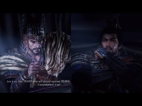 Wo Long Fallen Dynasty Cao Cao and Sun Jian Introduction Cutscene