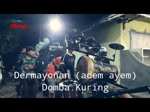 Dermayonan (adem ayem) Domba Kuring ~ Obrog Karya Muda Karangsari membangunkan sahur