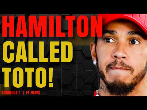 F1 News: Hamilton Calls TOTO After Ferrari SHOCK?