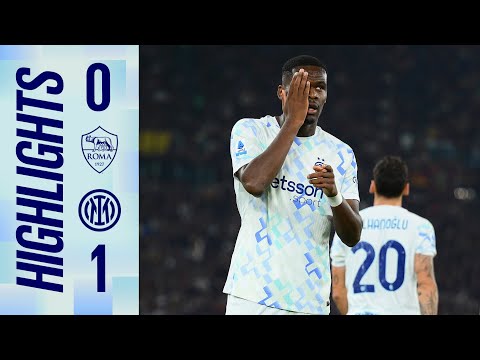 BONNY SECURES THE WIN 😎 | ROMA-INTER 0-1 | SERIE A 25/26 HIGHLIGHTS ⚫🔵