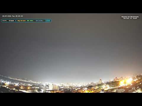 🔴 Tempo Ao Vivo em São José/SC 🌤️ 4K | Monitoramento Meteorológico 24h