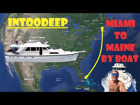 Miami To Maine On My Salvaged 50ft Yacht (PART 1/2)