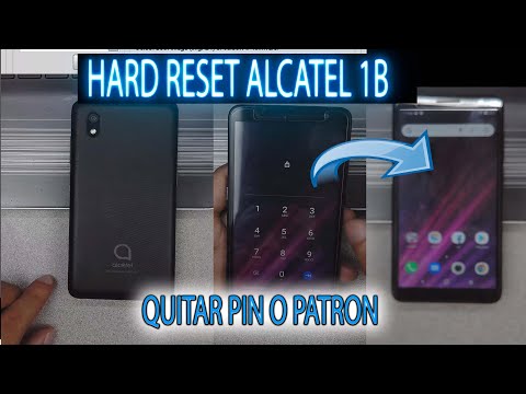 HARD RESET ALCATEL 1B QUITAR PIN PATRON O HUELLA ALCATEL A5002B FACIL