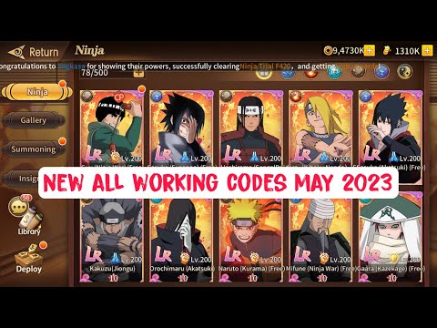 Nindo Fire Will Gameplay | New All Working Codes May - Naruto RPG Free ALL LR & UR Android Game APK