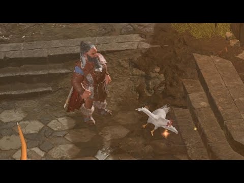 Chicken Throw Accident Starts a Goblin Battle in Baldur's Gate 3