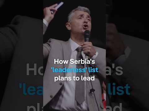 Serbia's 'leaderless' Students' List explain how it will lead | DW News