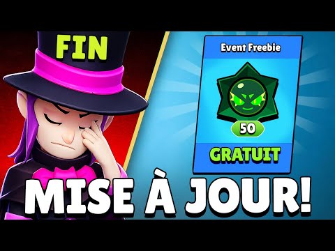 MISE À JOUR DEMAIN: LA FIN DE MORTIS (nerf), PACK OPENING 50 Prix du Chaos, BRAWLER GRATUIT