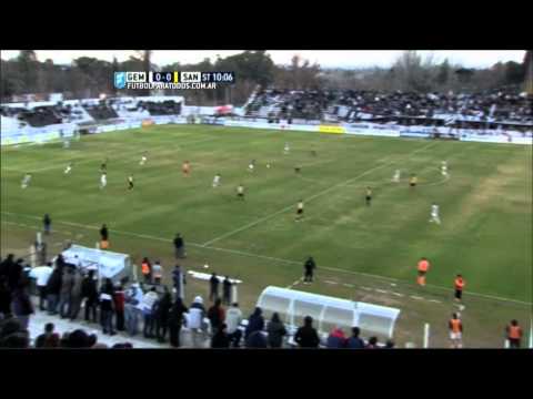 Tuvo el primero. Gimnasia (M) 0 - Santamarina 0. Fecha 25. B Nacional 2015. FPT.