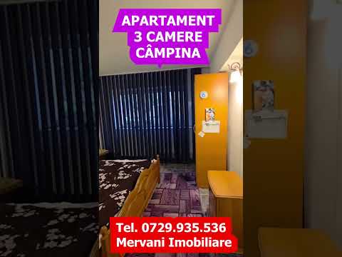 Apartament cu 3 camere de vanzare in Campina, parter — Video