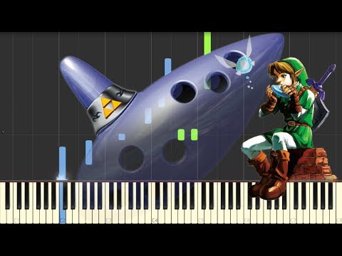 The Legend of Zelda: Ocarina of Time - Title Theme - Piano (Synthesia) Video