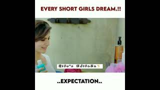 Every Short Girls Dream😍 girls whatsapp status 