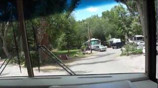 preview picture of video 'Driving into Rancho Sedona RV Park'
