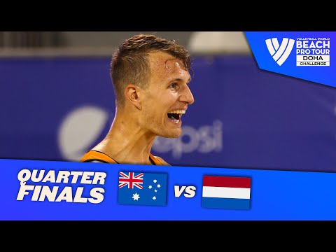 McHugh/Burnett vs. de Groot/Boermans - Quarterfinal Highlights of Doha 2022 #BeachProTour