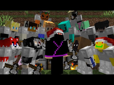 Insane Minecraft Speedrun with 12 Hunters