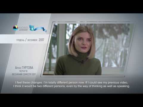 Video feedback of Alina Hurtova, graduate of the Ukraine-Norway project