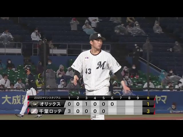 【6回表】マリーンズ・小島 要所を締めるピッチングで6回1失点と試合を作る!! 2020/10/7 M-B