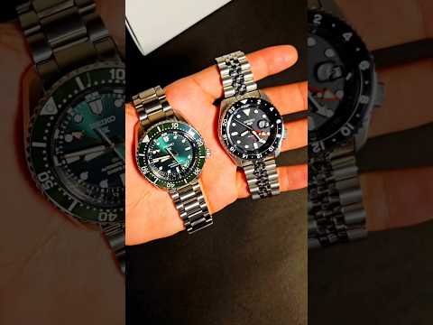 Which Seiko GMT is Better ? 🤔  Seiko 5 GMT or Seiko Prospex GMT #seiko5 #seikogmt #seikoprospex