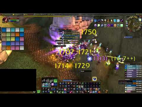 WoW Classic Mount Hyjal first boss then BT Arcane Mage POV
