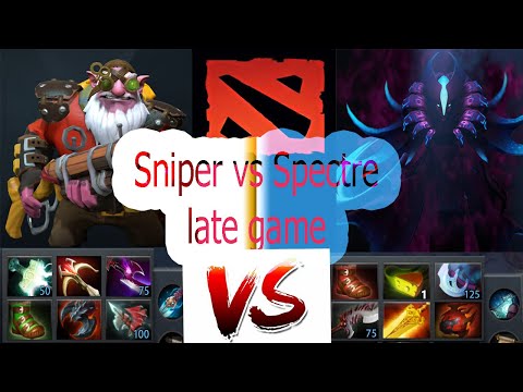 Dota2 Patch 7.25c Sniper vs Spectre late game 3.7k mmr #ep.3
