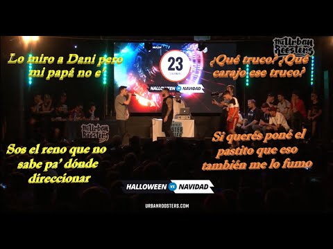 HALLOWEEN vs NAVIDAD de DANI vs WOS | 4x4 | - FMS ARG 2018 | Subtitulado
