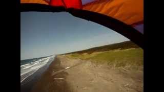 preview picture of video 'GoPro on a kite.. Ft. Stevens State Park'