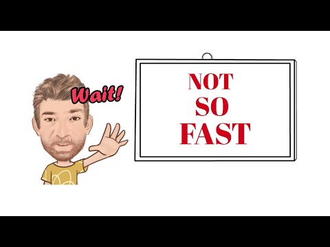 English Tutor Nick P Idioms (469) Not So Fast  - Animated
